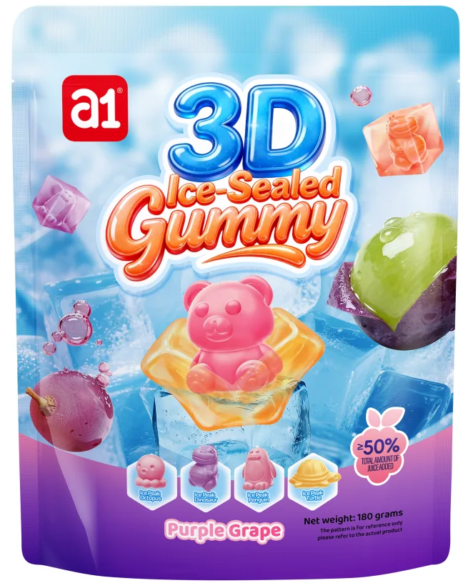 Мармелад 3D «во льду» (виноград)