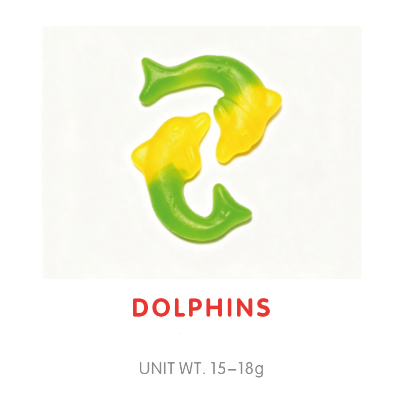Dolphin Shaped Gummy Candy