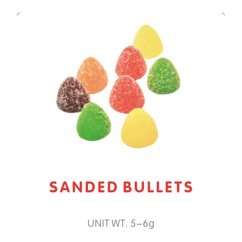 Sanded Bullet Gummy Candy main