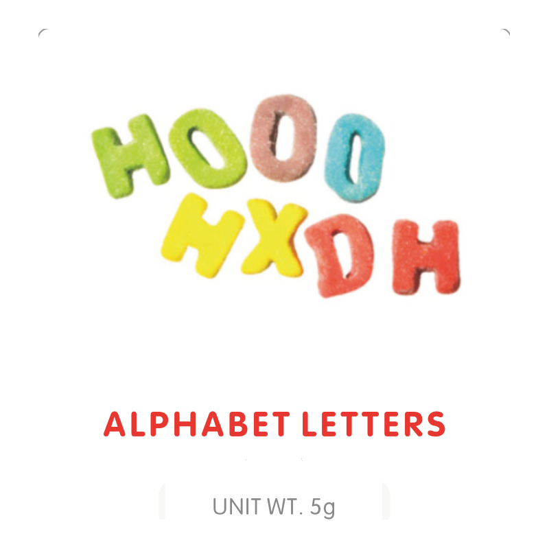 Alphabet Letter Gummy Candy