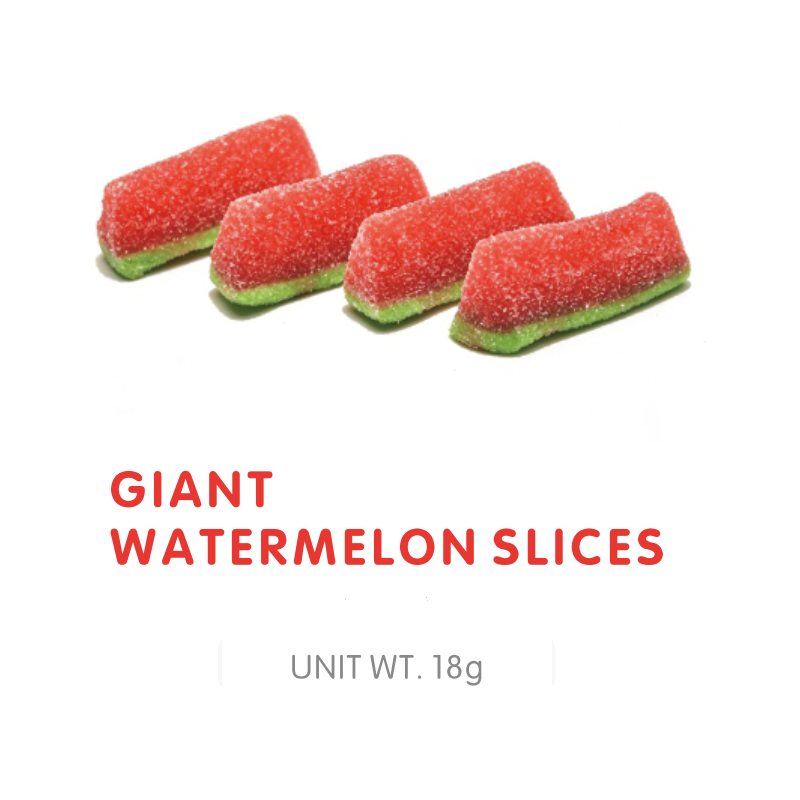Giant Watermelon Slices Gummy Candy