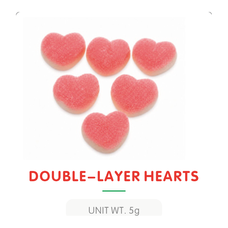 Double Layer Heart Gummy Candy R main