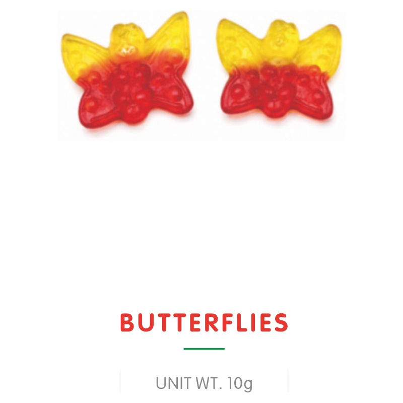 Butterfly Shaped Gummy Candy main