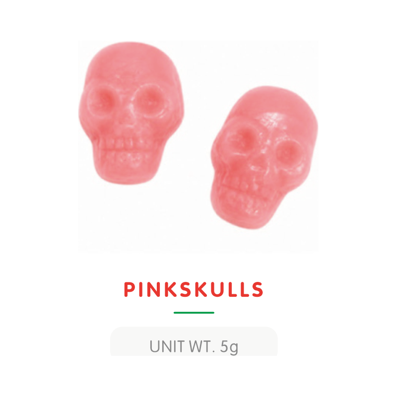Pink Skull Halloween Gummy Candy
