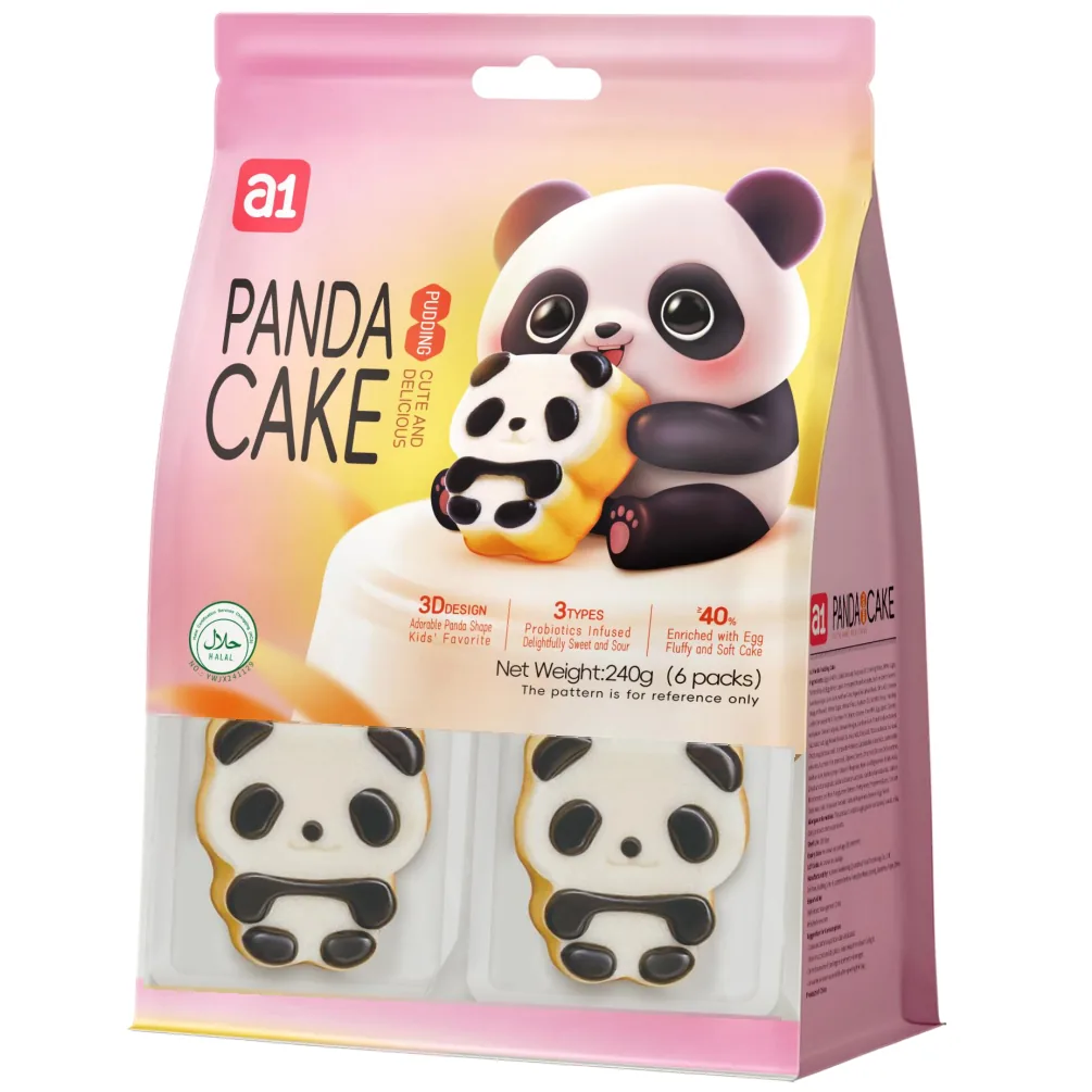 упаковка Panda Pudding Cake от a1 с персонажем панды