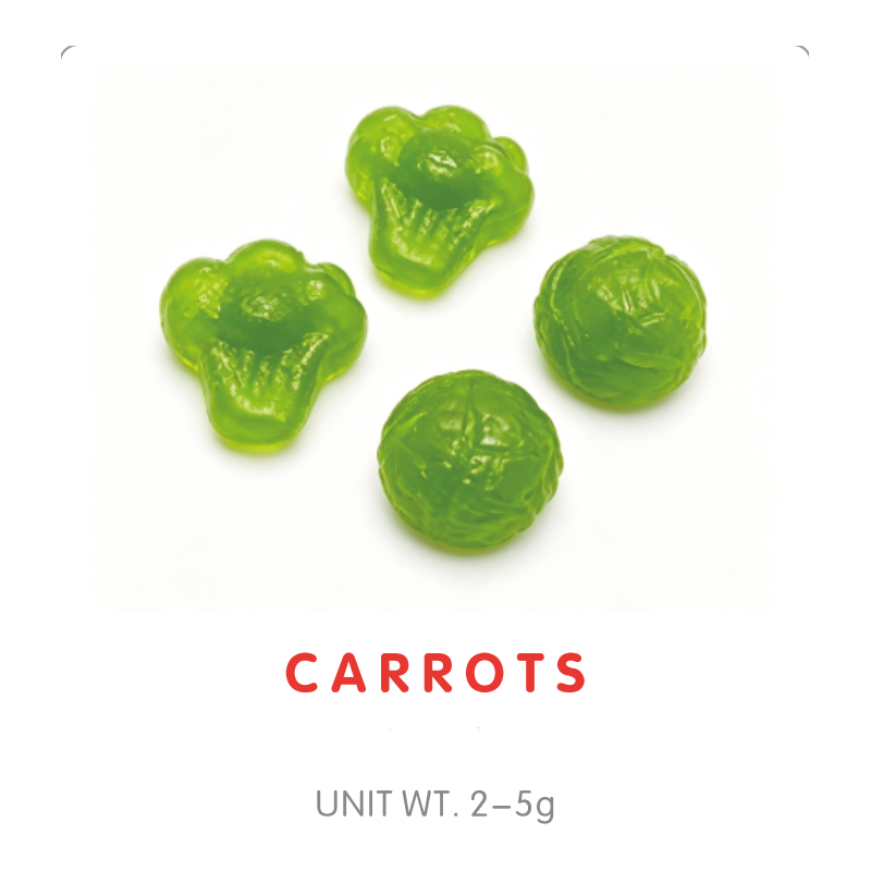 Mini Carrot Gummy Candy