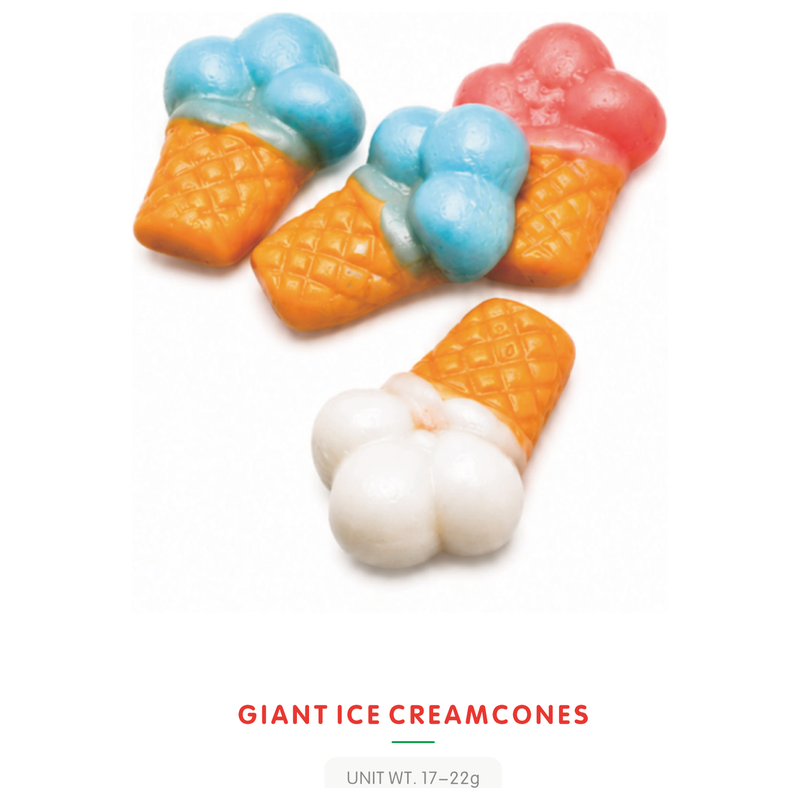 Giant Ice Cream Cone Gummy Candy