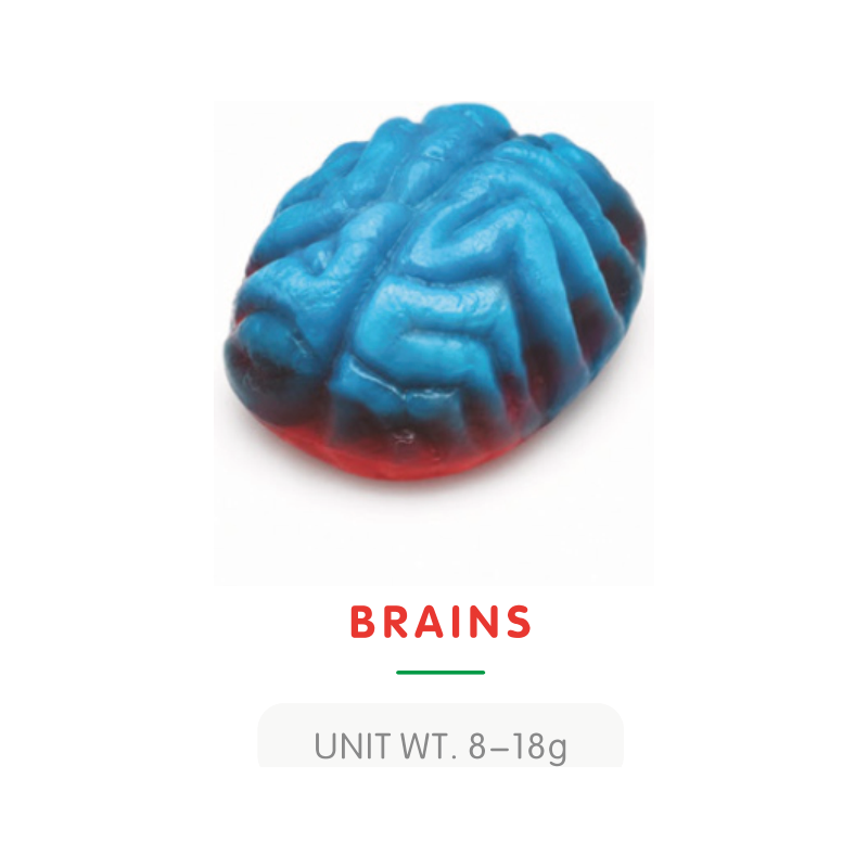 Brain Gummy Candy Red main